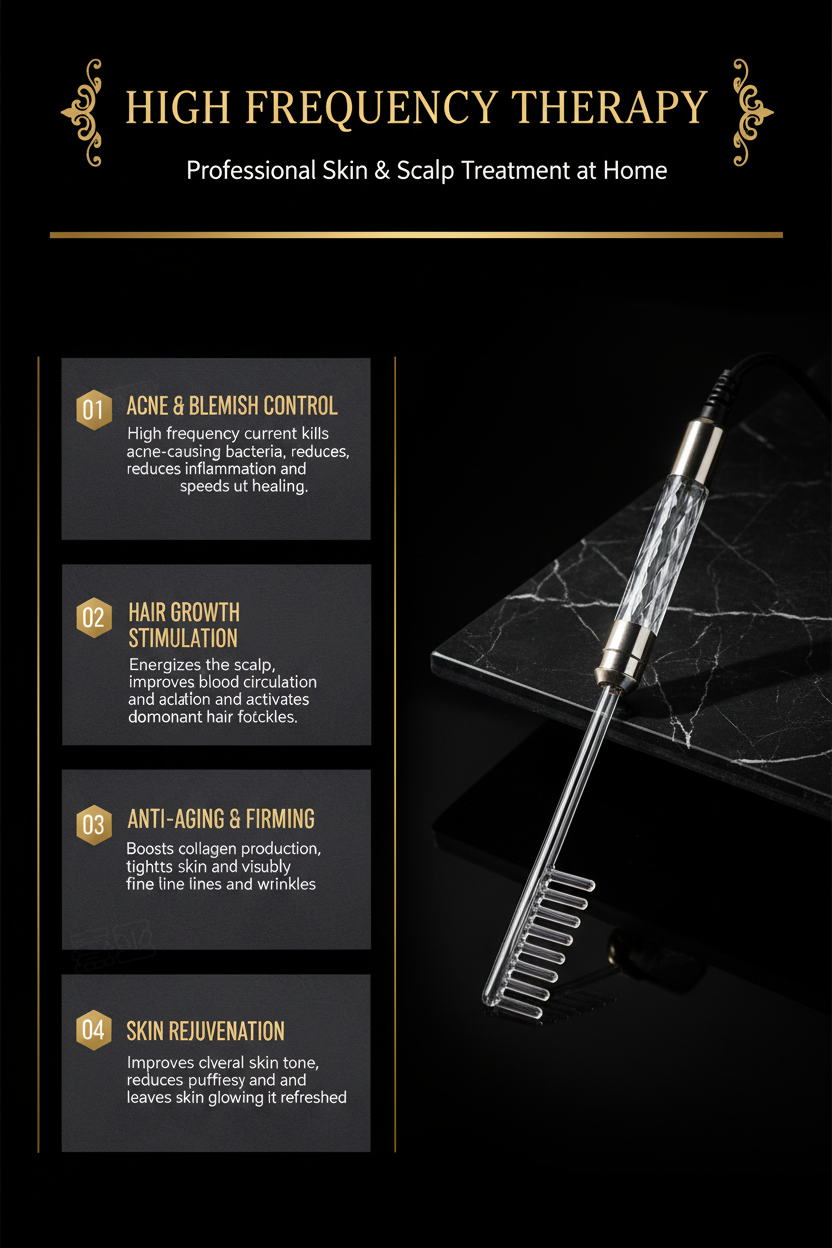 MAXAURA Benefits - High Frequency Wand 4 Key Benefits