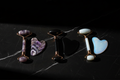 MAXAURA Hero Shot - Jade Roller Gua Sha Grey Agate Black Obsidian Blue Opalite