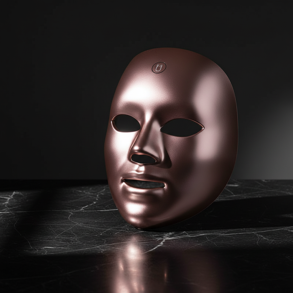 MAXAURA Hero Shot - Rose Gold LED Mask